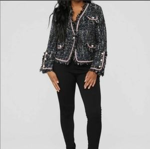 Fashion nova take my hand jacket